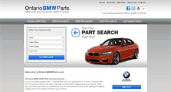 Desktop Screenshot of ontariobmwparts.com