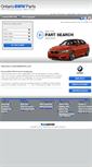 Mobile Screenshot of ontariobmwparts.com